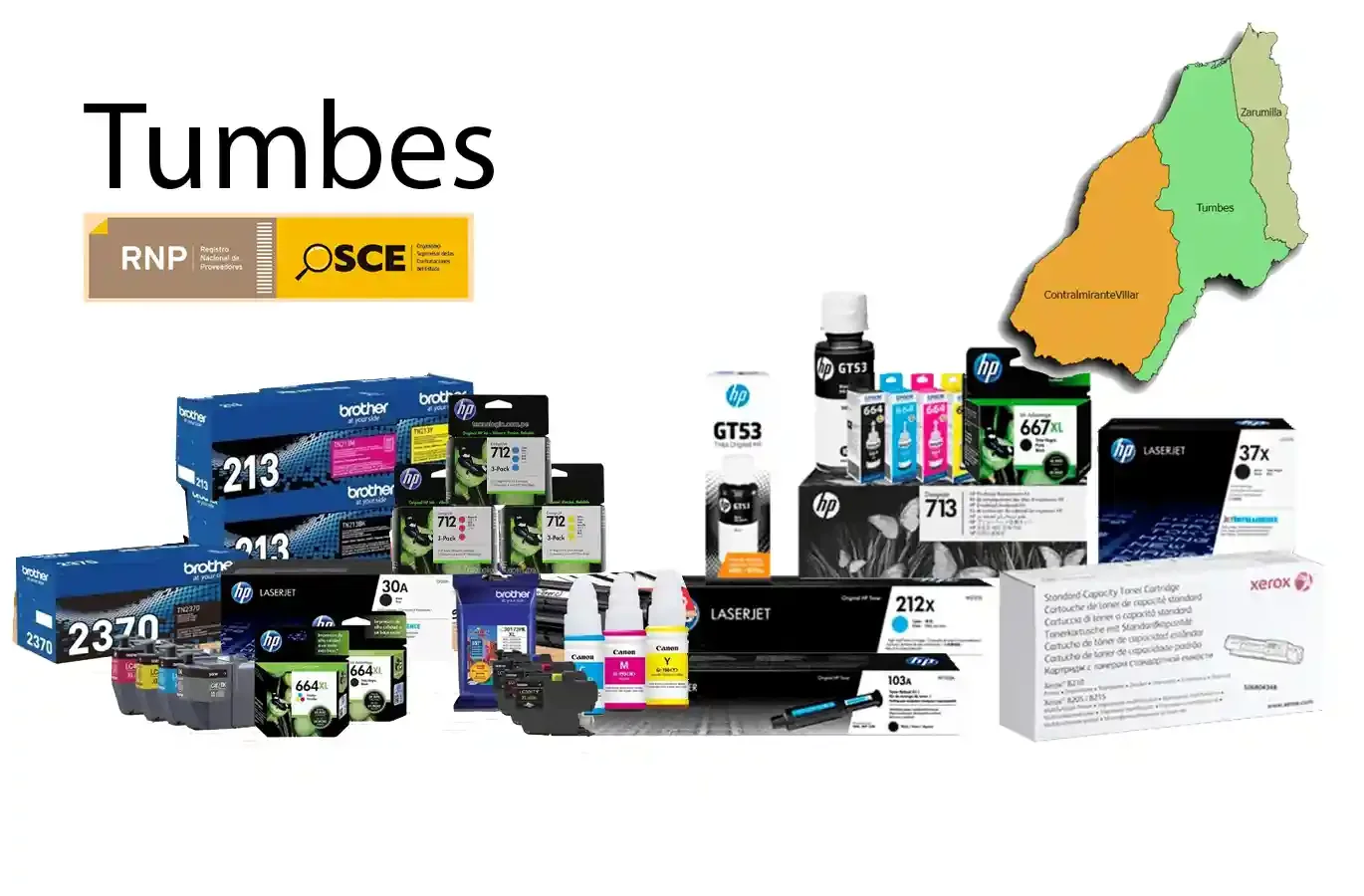 Venta de Suministros Originales en Tumbes