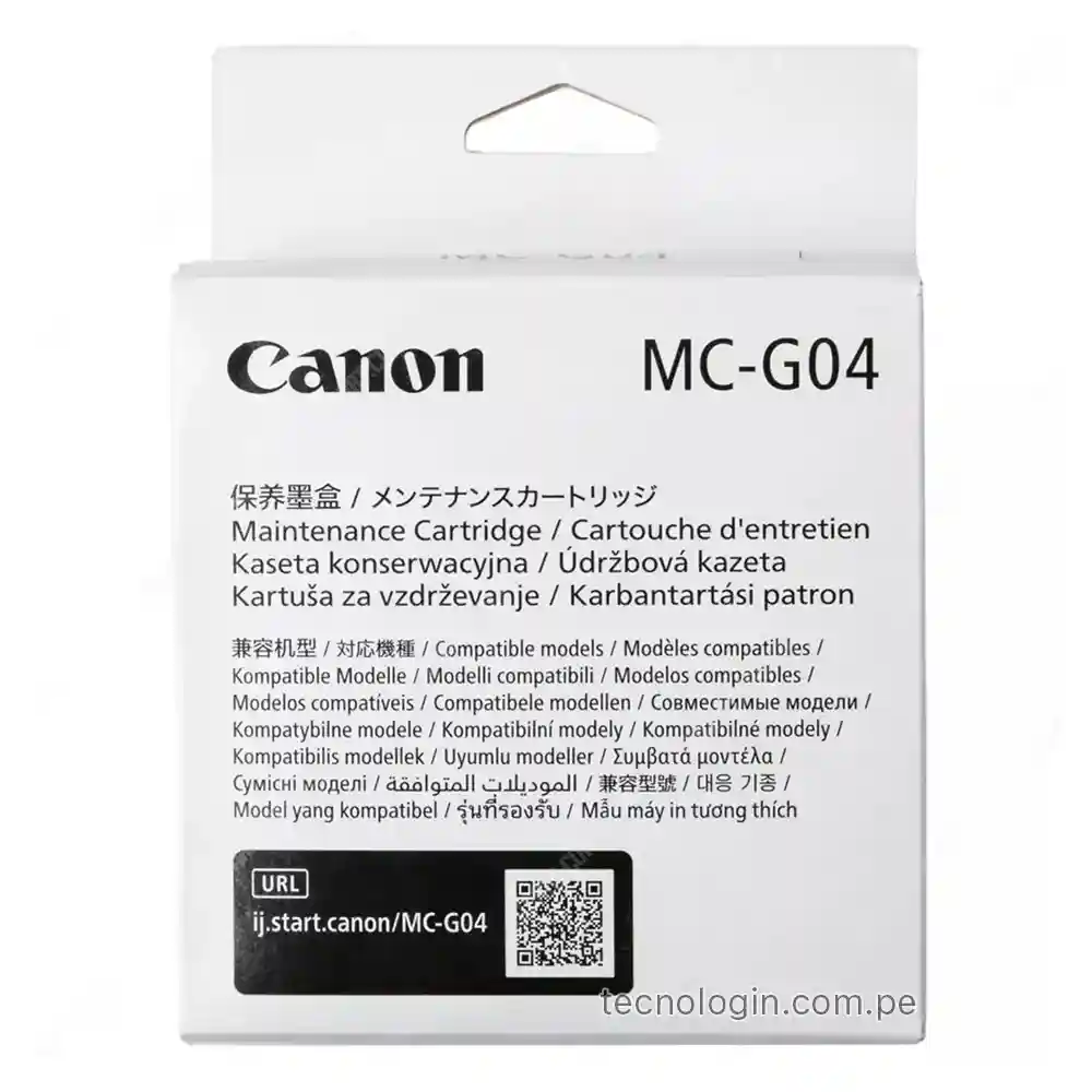 Cartucho de Mantenimiento Canon MC-G04 Pixma G2170, G3170