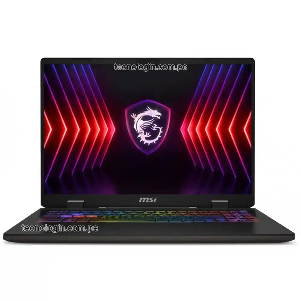 Laptop MSI Sword 16 HX B14VGKG-841US Intel Core i9 14900HX, 32GB Ram, 1TB SSD, Nvidia RTX 4070 8GB, 16” FHD 165Hz