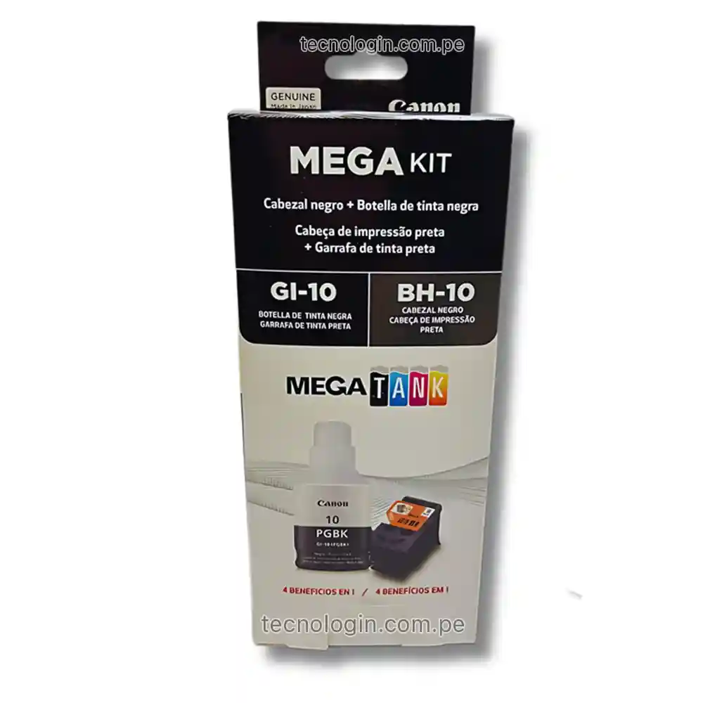 Cabezal Canon BH-10 y GI-10BK Pixma G6010, G7010