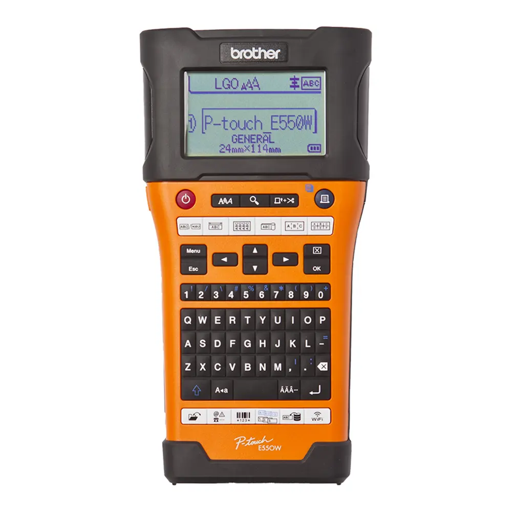 Rotuladora Brother Portatil PT-E550WVP USB Wifi 30mm/segundos