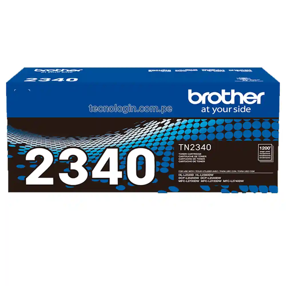 Toner Brother TN2340 Negro HL-L2320D, L2360dw MFC-L2740dw, L2720dw