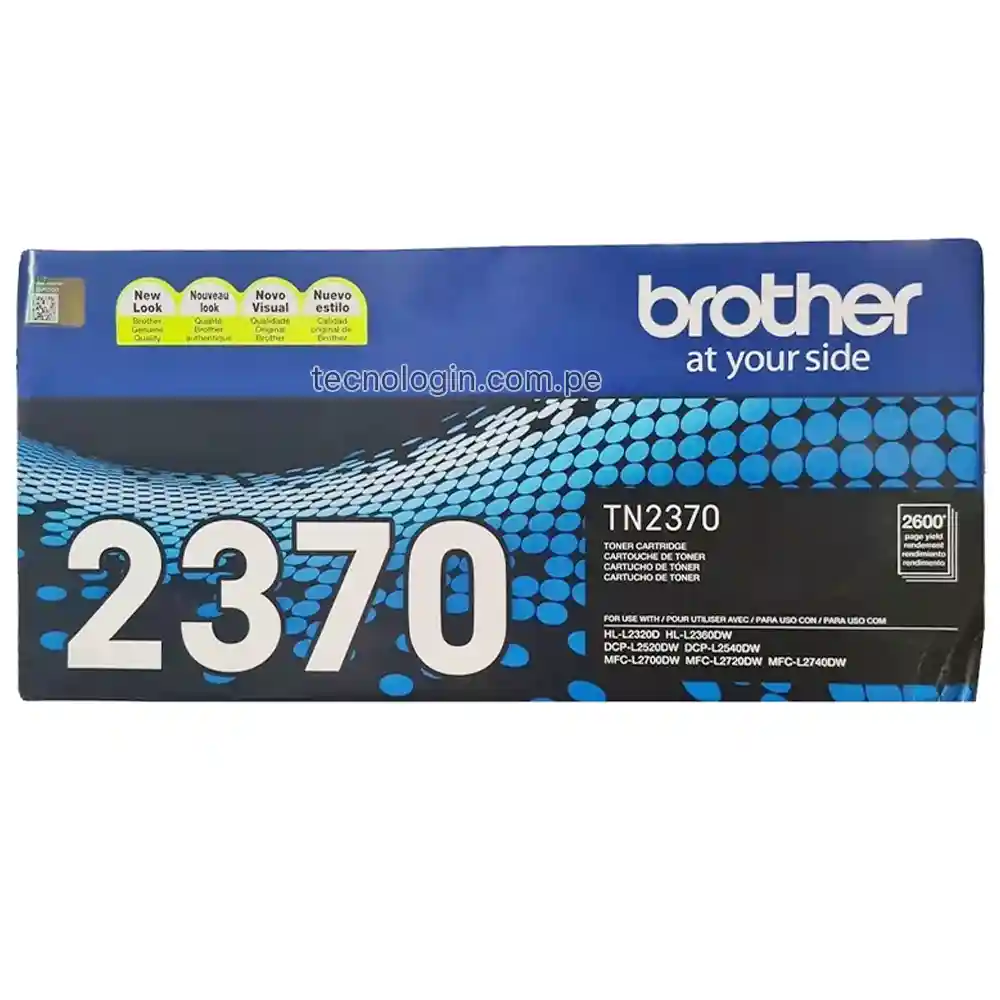 Toner Brother TN2370 Negro HL-L2320D, L2360dw MFC-L2740dw, L2720dw