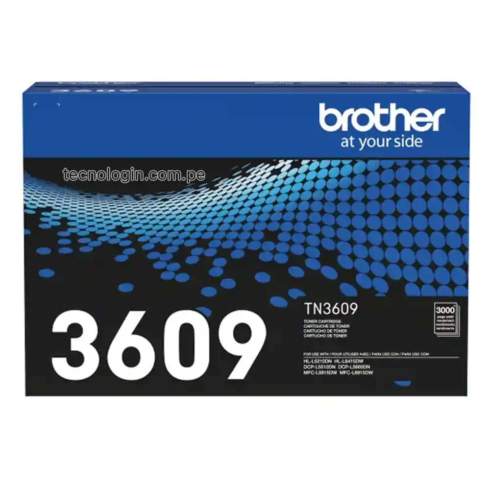 Toner Brother TN3609 Negro DCP-L5660DN, L6915DW, L6415DW