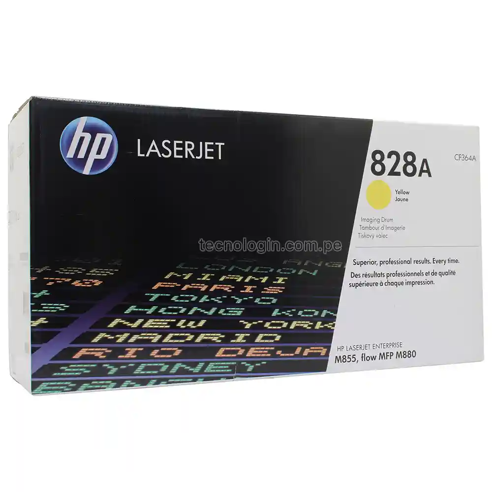 Tambor Hp CF364A 828A Yellow LaserJet M855, M880