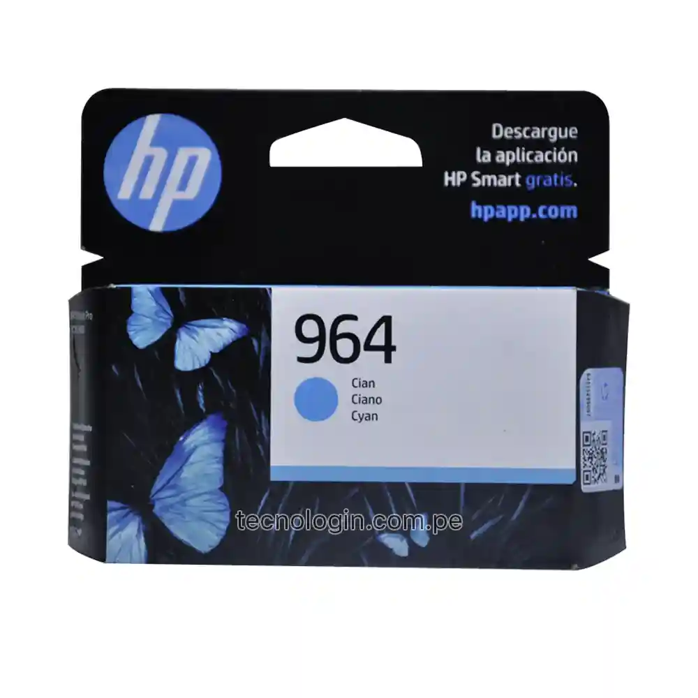 Tinta HP 3JA50AL 964 Cyan OfficeJet Pro 9010, 9020