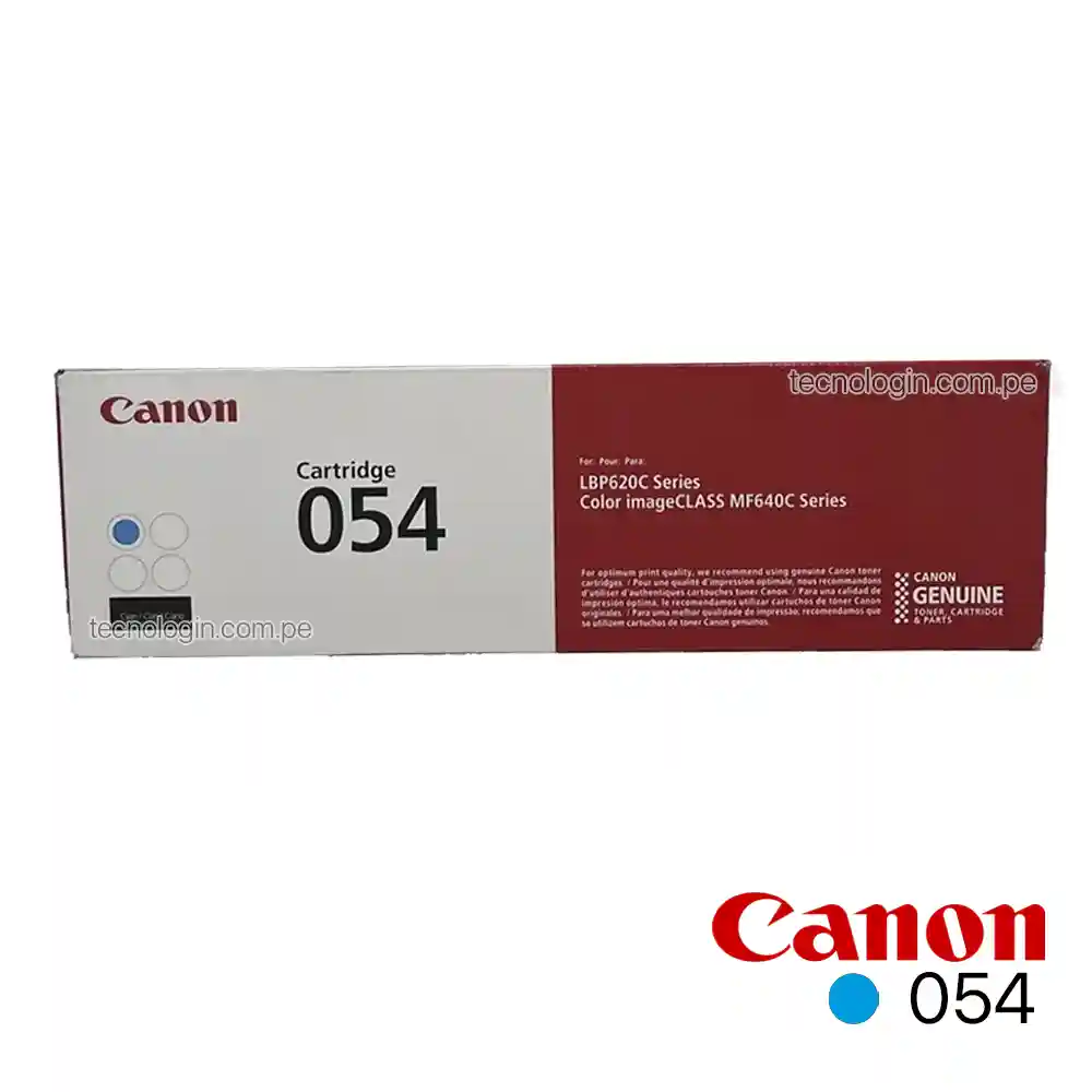 Toner Canon 054 Cyan imageCLASS LBP623Cdw, MF645CX