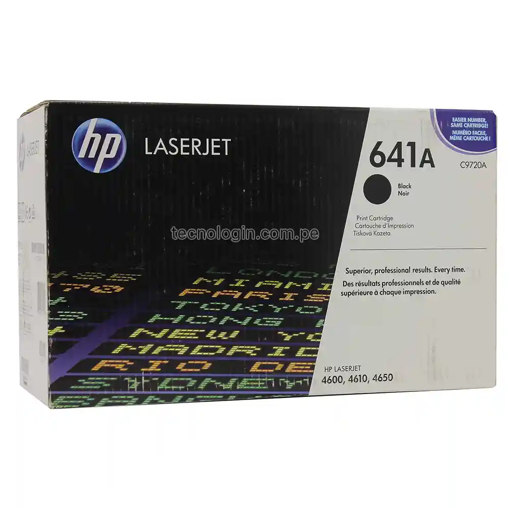 Toner HP C9720A 641A LaserJet 4600, 4610, 4650