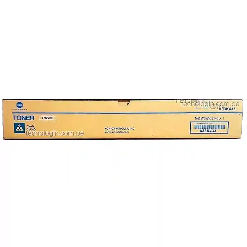 Toner Konica Minolta TN220C Cyan Bizhub C221, C281, C223, C283