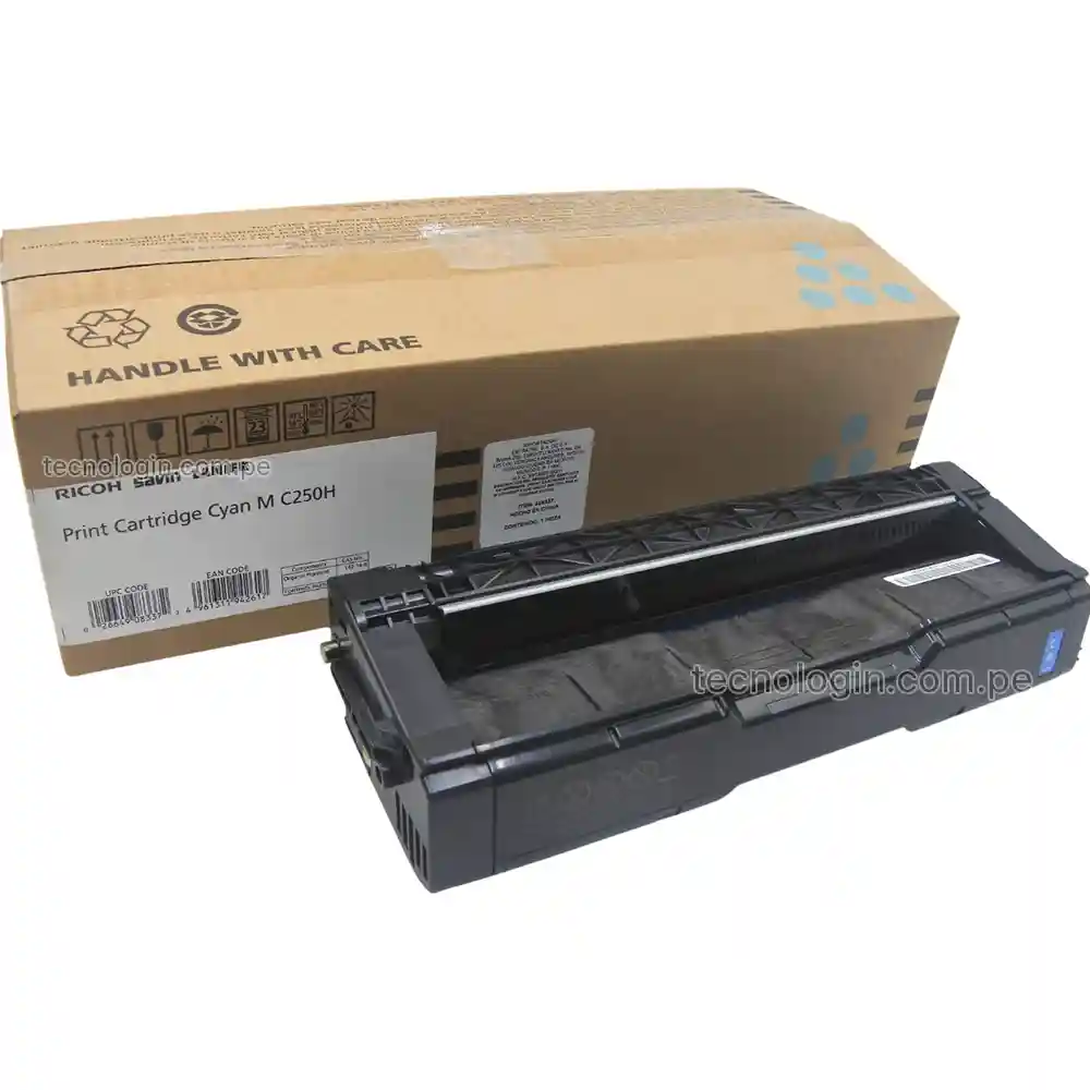 Toner Ricoh 408337 Cyan M C250FW, P C301W