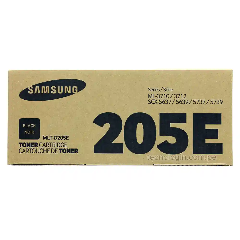 Tóner Samsung MLT-D205E ML-3710, ML-3712, SCX-5637