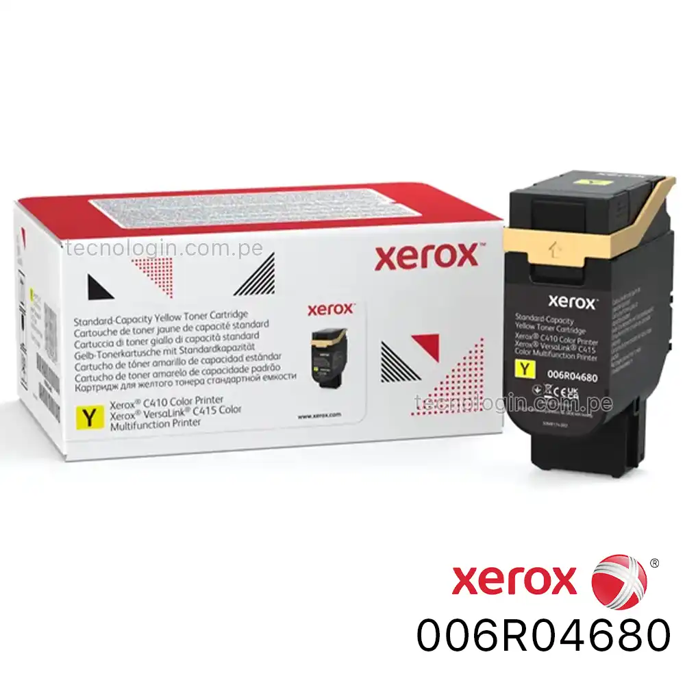 Toner Xerox 006R04680 Yellow C410, C415 2K Páginas