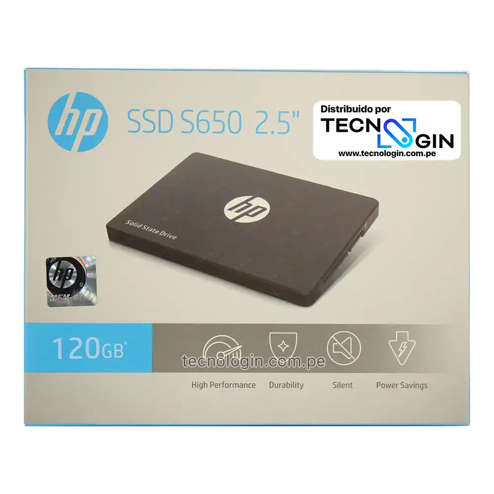 Disco Solido SSD HP S650 120GB 2.5
