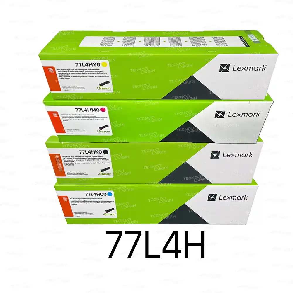 Kit Toner Lexmark 77L4H CMYBK MX953, CX950, CX951, CX961, CX962, CX963, CX833