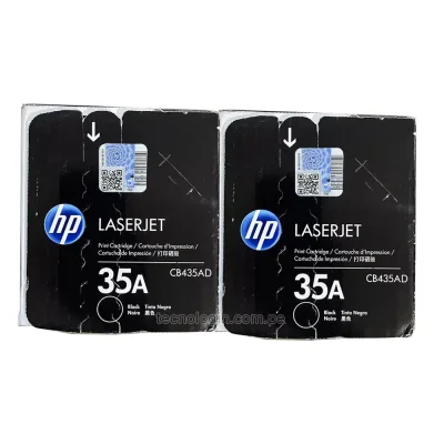 Tóner HP CB435AD 35AD Negro LaserJet P1005, P1006
