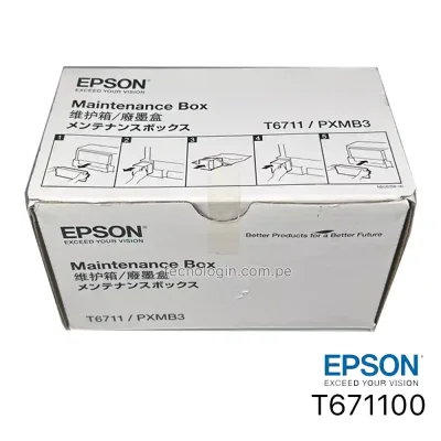 Caja de Mantenimiento Epson T6711 Workforce L1455