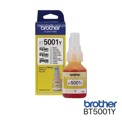 Tinta Brother BT5001Y Yellow T520W, DCP-T720DW, MFC-T4500DW