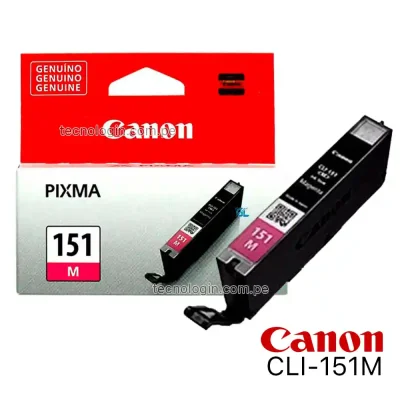 Tinta Canon CLI-151M Magenta Pixma iP7210, iP8710, iX6810, MG5410, MG5610