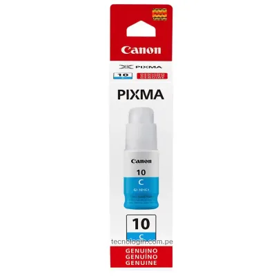 Tinta Canon GI-10C Cyan Pixma G6010, G7010