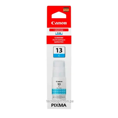 Tinta Canon GI-13C Cyan Pixma G510, G610