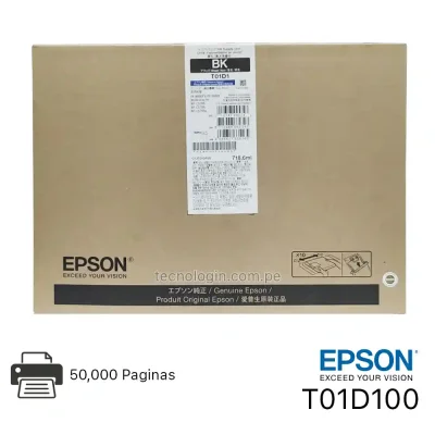 Tinta Epson T01D100 Negro WorkForce WF-C529R, WF-C579R