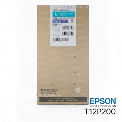 Tinta Epson T12P200 Cyan WorkForce Pro EM-C800 EP-C800 165ml