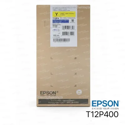 Tinta Epson T12P400 Yellow WorkForce Pro EM-C800 EP-C800 165ml
