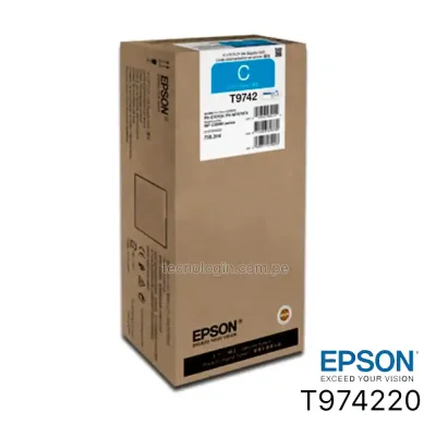Tinta Epson T974220 Cyan WorkForce Pro WF-C869R