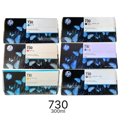 Tinta HP P2V72A 730 Gris 300ml DesignJet T1600, T2600, T1700