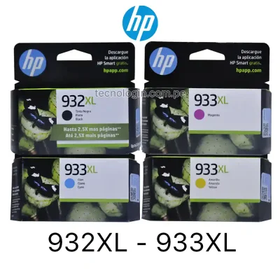 Tinta HP CN056AL 933XL Yellow Officejet 6100, 6600, 6700