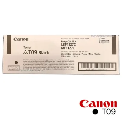 Toner Canon T09 Negro imageCLASS X LBP1127C, MF1127C, MFC1127