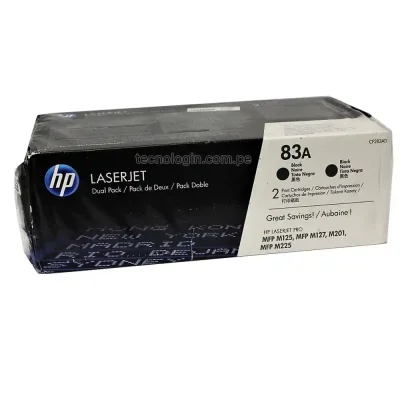 Tóner HP CF283AD 83AD Negro LaserJet Pro M201dw, M225dw
