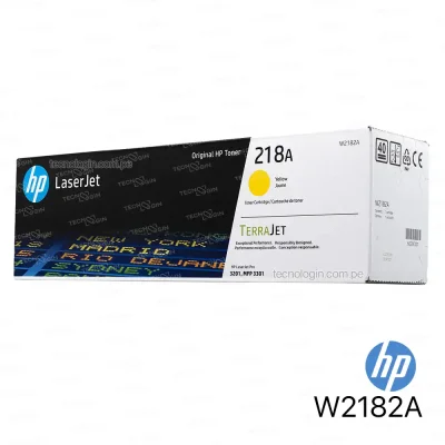 Toner HP W2182A 218A Yellow Laserjet Pro 3201, 3301 1200 páginas