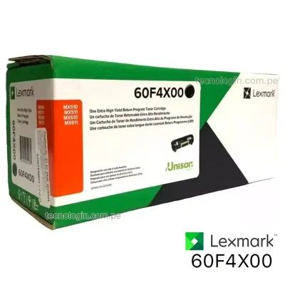 Toner Lexmark 60F4X00 MX510, MX511, MX610, MX611