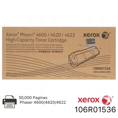 Toner Xerox 106R01536 Phaser 4622, 4600, 4620