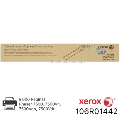Toner Xerox 106R01442 Yellow Phaser 7500