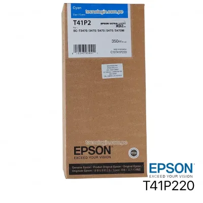 Tinta Epson T41P220 Cyan 