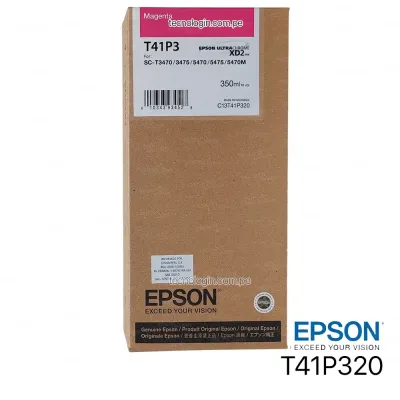 Tinta Epson T41P320 Magenta SC-T3470, T5470, T5475 350ml