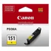Tinta Canon CLI-151Y Yellow Pixma iP7210, iP8710, iX6810, MG5410, MG5610